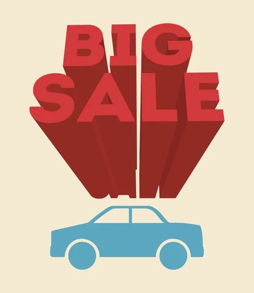 Big sale design — Stock Vector