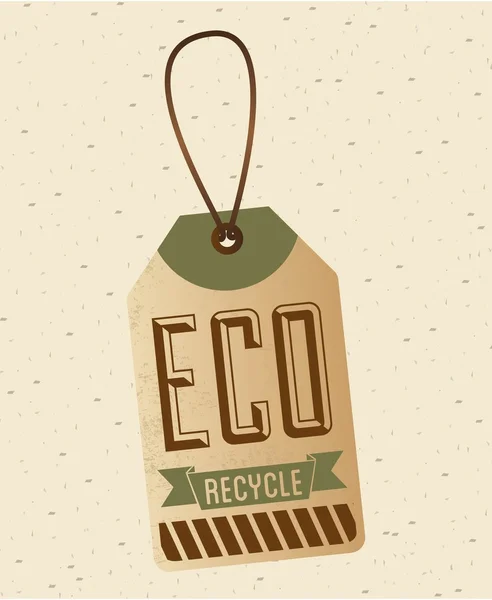 Eco label — Stock Vector