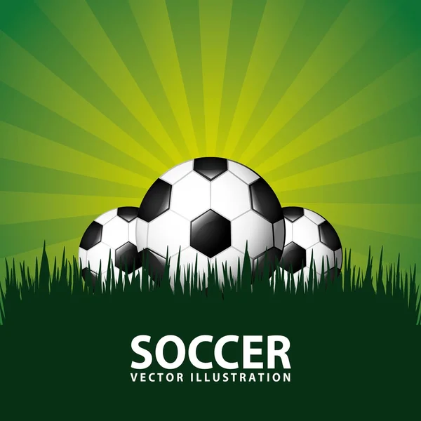 Design del calcio — Vettoriale Stock