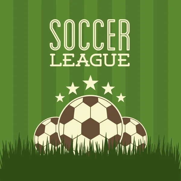 Diseño de fútbol — Vector de stock