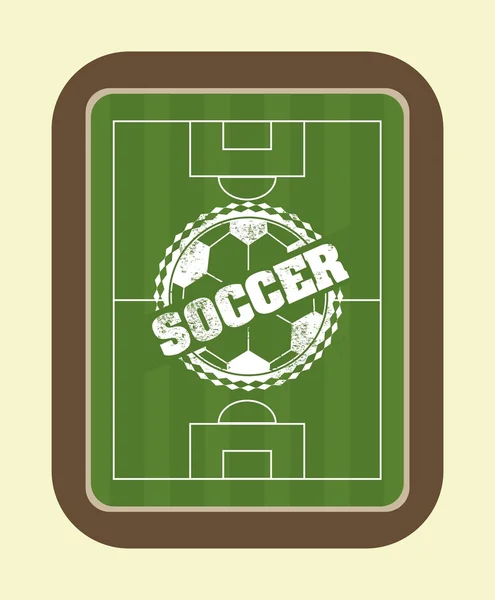 Diseño de fútbol — Vector de stock