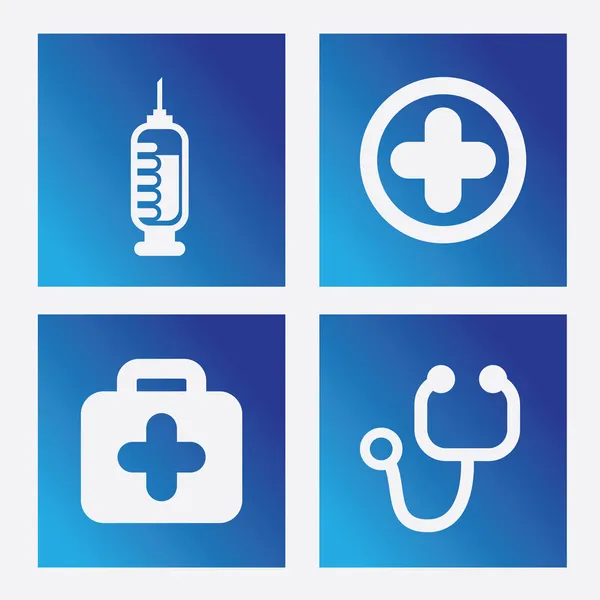 Medical icons — Stock Vector