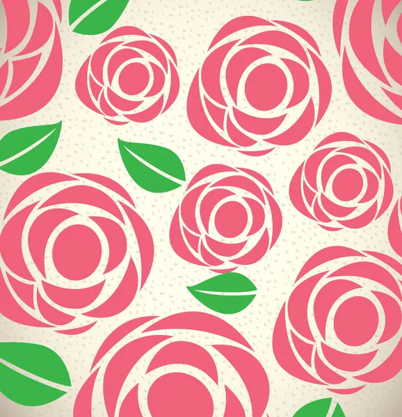 Diseño de rosas — Vector de stock