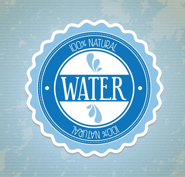 Agua natural — Vector de stock