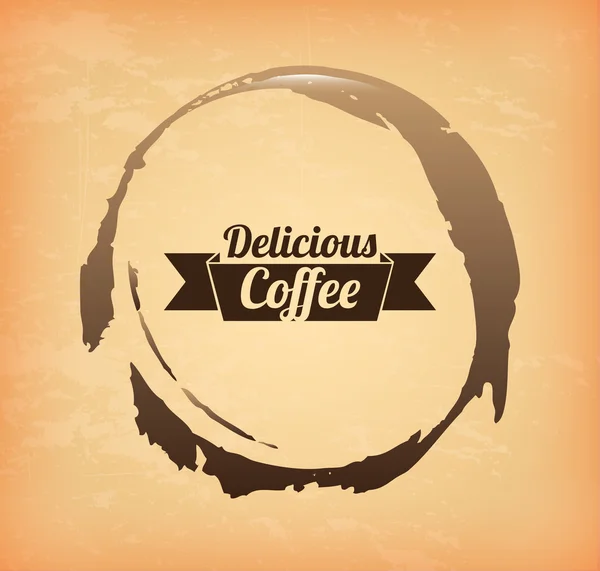 Diseño de café — Vector de stock