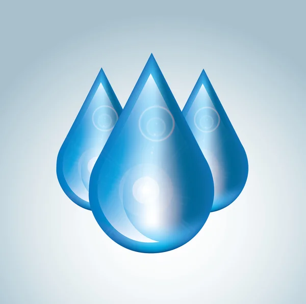 Naturligt vatten — Stock vektor