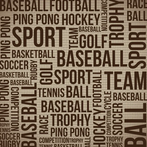 Affiche sportive — Image vectorielle