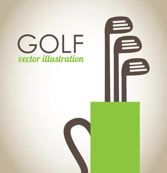 Golf projekt — Wektor stockowy