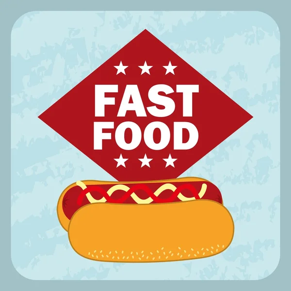 Fast food — Stok Vektör