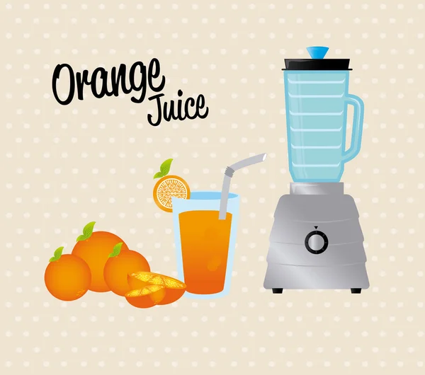 Orange juice — Stock Vector