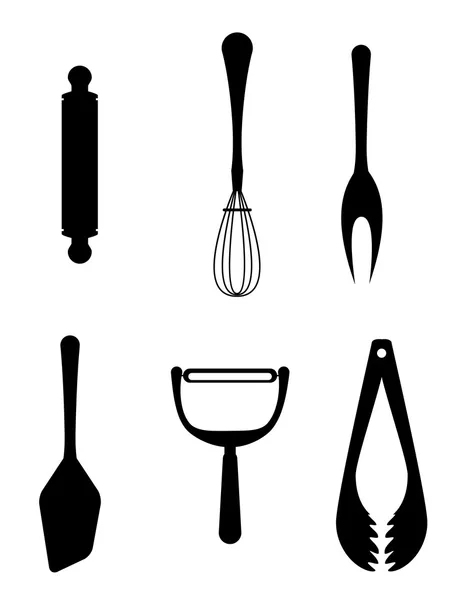 Kitchen icons — Stock Vector