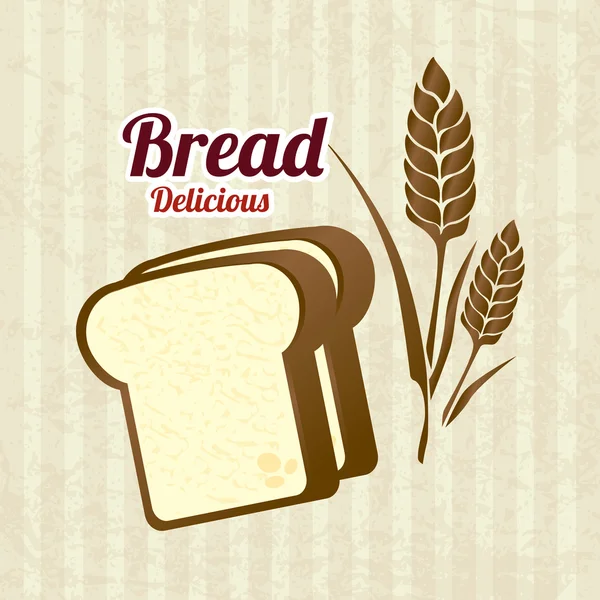 Brotdesign — Stockvektor