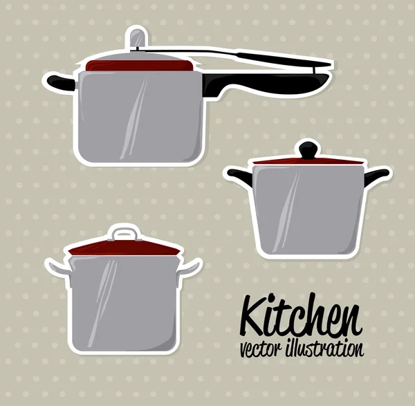 Kitchen icons — Stock Vector