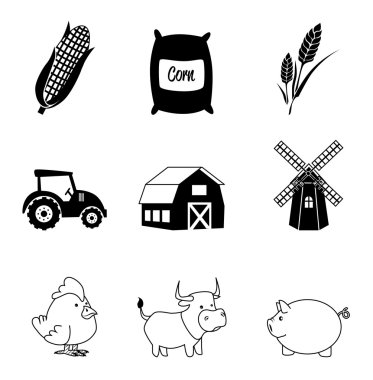 çiftlik simgeler