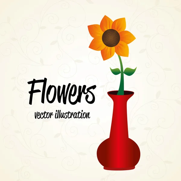 Flower design — Stock Vector