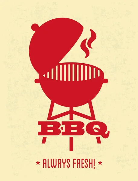 BBQ-ontwerp — Stockvector