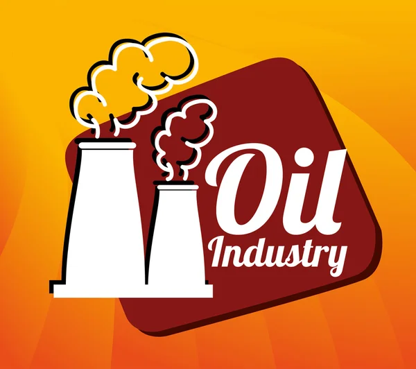 Olie-industrie — Stockvector