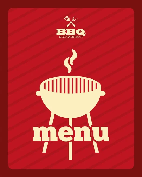 BBQ design — Stock vektor