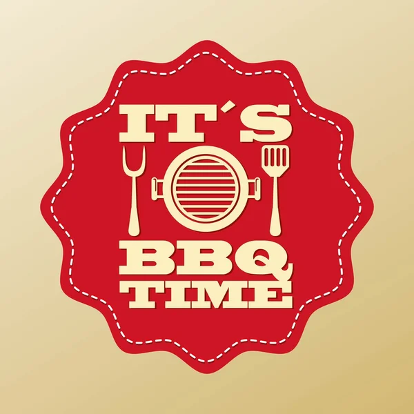 Barbecue design — Image vectorielle