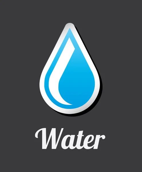 Natuurlijk water — Stockvector