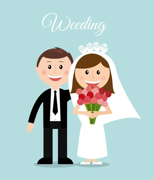 Boda — Vector de stock