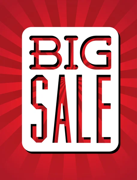 Big sale design — Stock Vector