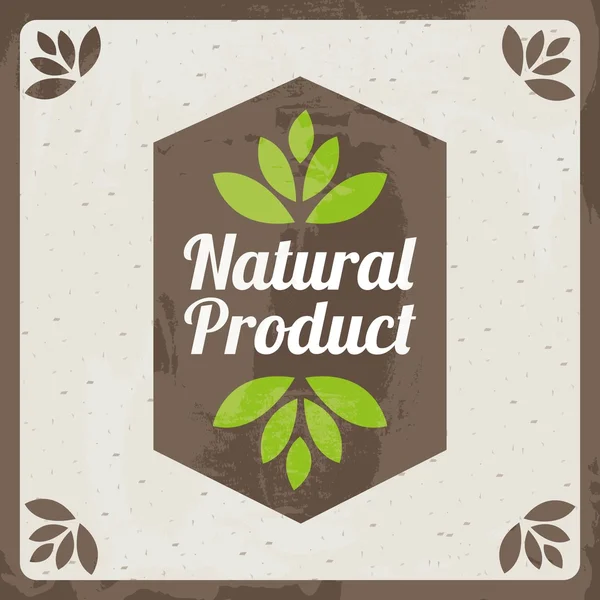 Produit naturel — Image vectorielle