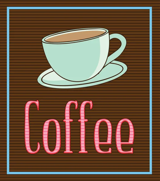 Diseño de café — Vector de stock