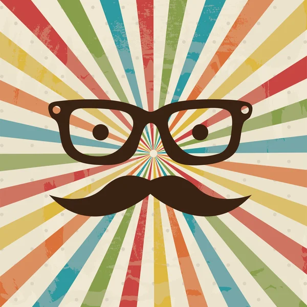 Hipster. — Vector de stock