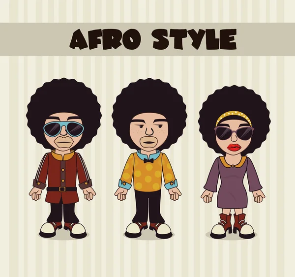 Design estilo afro — Vetor de Stock