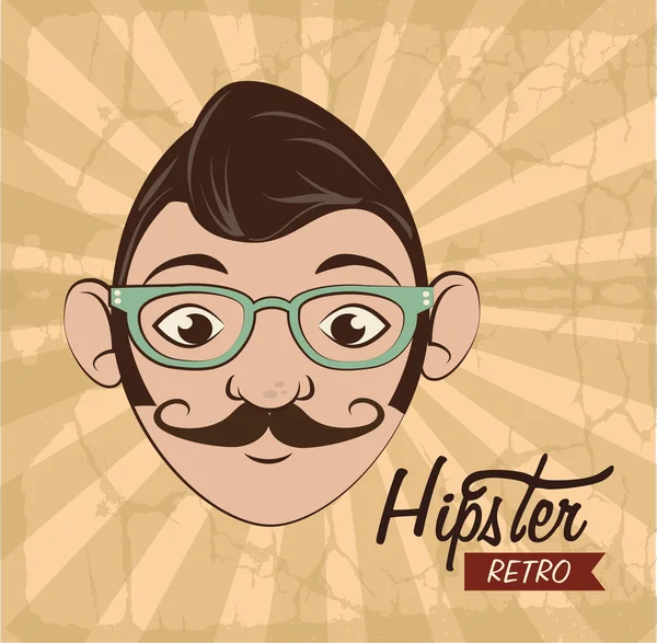 Hipster — Image vectorielle