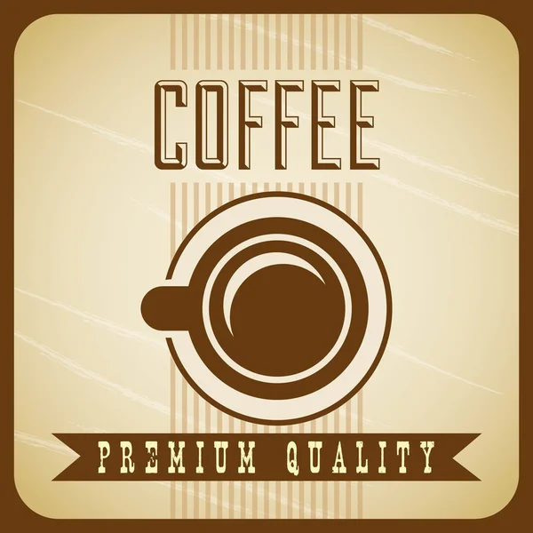 Diseño de café — Vector de stock