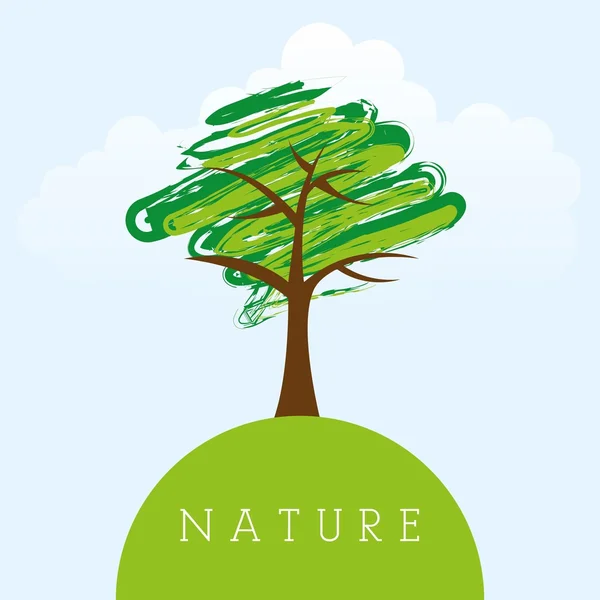 Desenho da natureza — Vetor de Stock