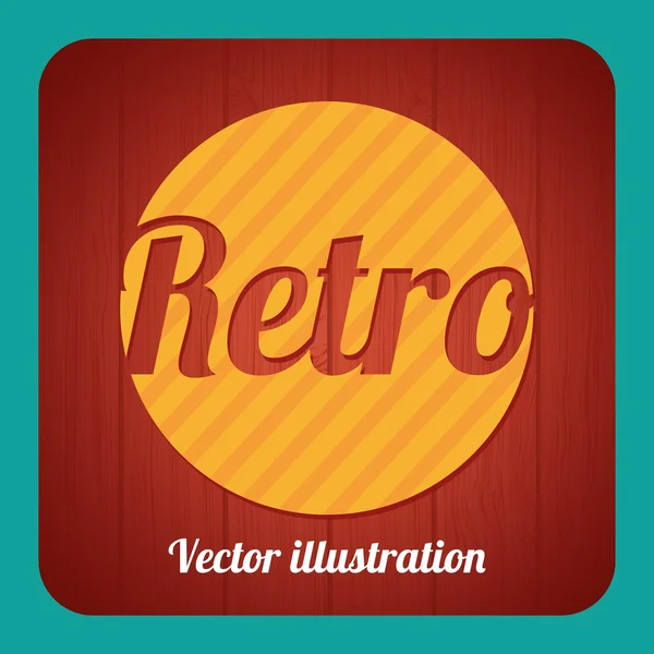 Rótulo retro — Vetor de Stock