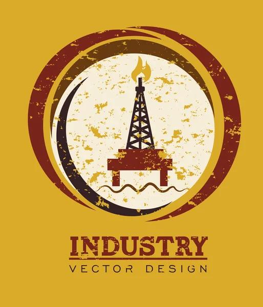 Industria del combustible — Archivo Imágenes Vectoriales