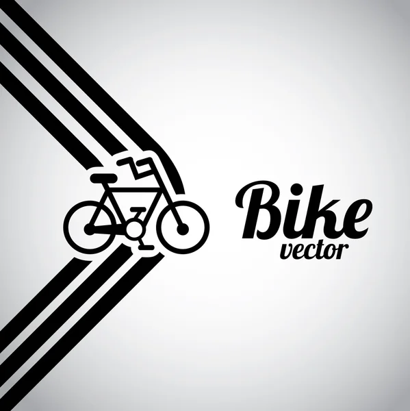 Design della bicicletta — Vettoriale Stock