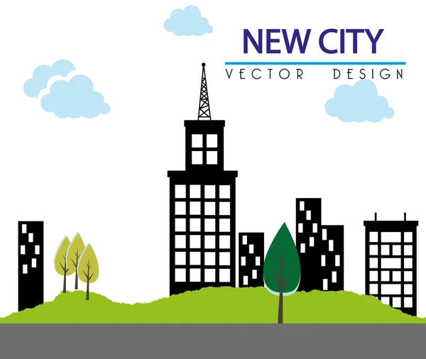 City design — Stock Vector