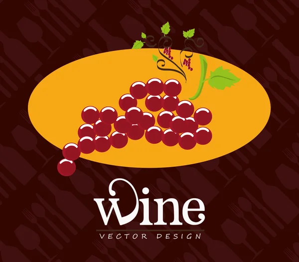 Виноград дизайн — стоковий вектор