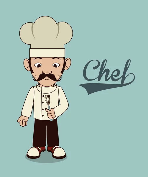 Ícone chef — Vetor de Stock