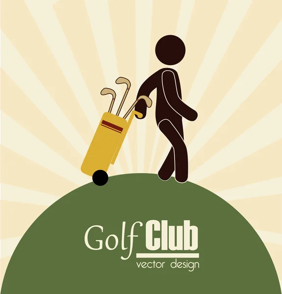 Golf projekt — Wektor stockowy