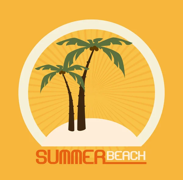 Diseño de verano — Vector de stock