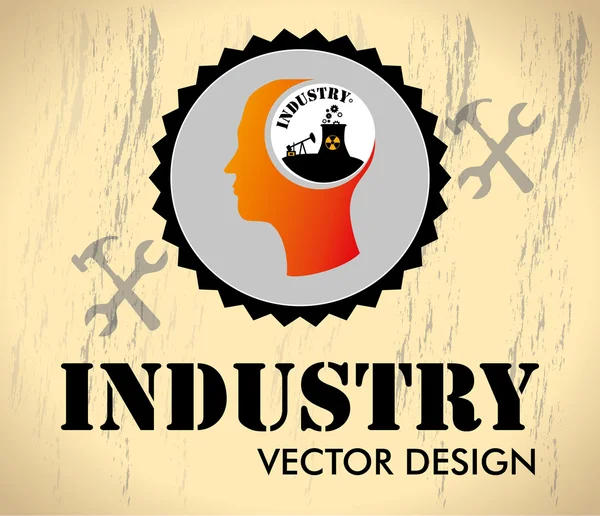 Design da indústria — Vetor de Stock