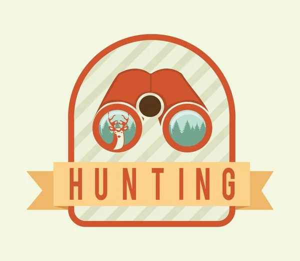 狩猟デザイン — ストックベクタ