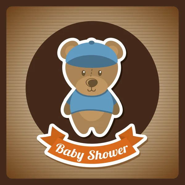 Babydusche — Stockvektor