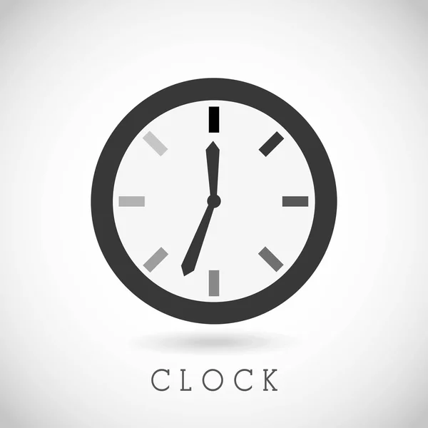 時計と時刻のアイコン — ストックベクタ