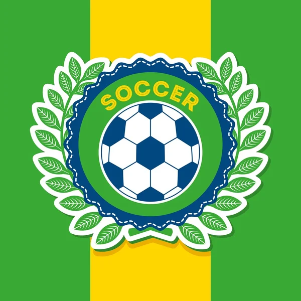 Brazílie design — Stockový vektor