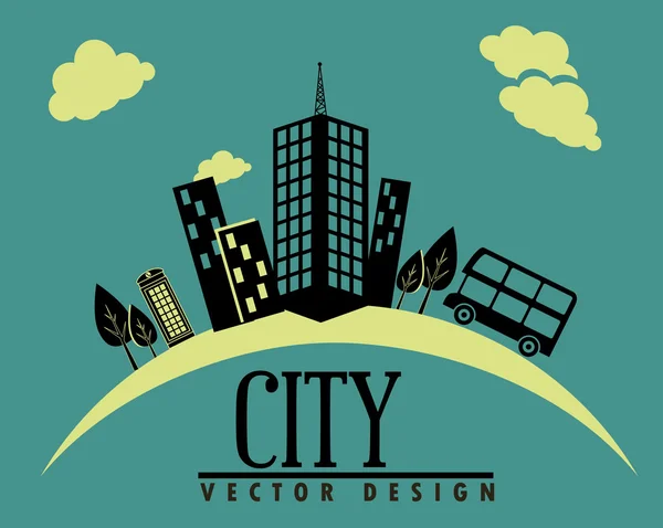 都市デザイン — ストックベクタ