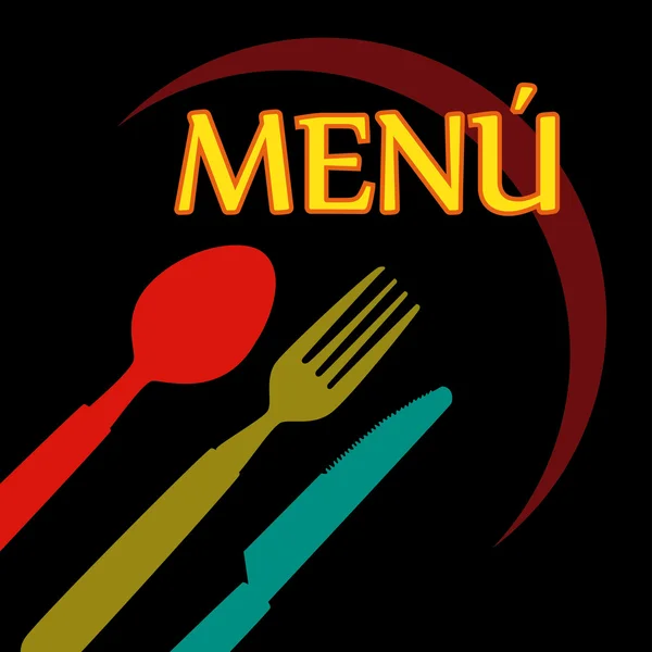 Etiqueta do menu — Vetor de Stock