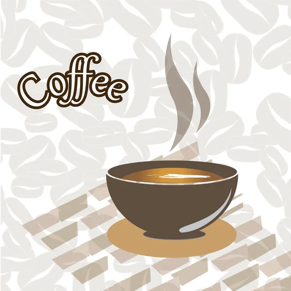 Kaffe design — Stock vektor