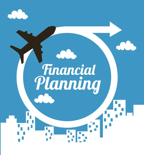 Finansal planlama — Stok Vektör